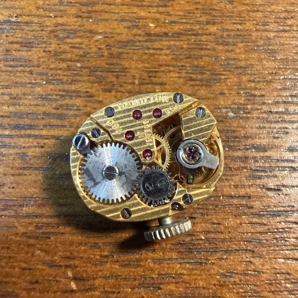 Vintage Hamilton Watch Co. 17 Jewel Watch Movement 780 Working Condition